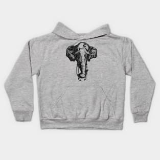 Indian Elephant Kids Hoodie